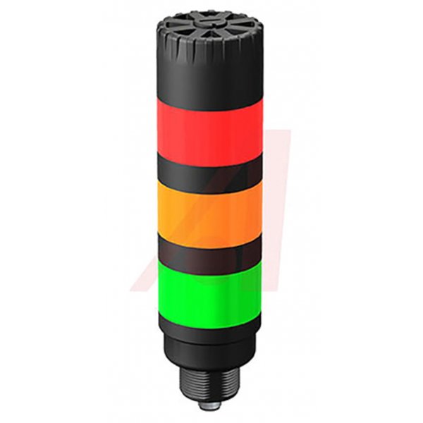 Banner TL50GYRALSQ Red/Green/Yellow Buzzer Signal Tower, 3 Lights, 18 → 30 V dc