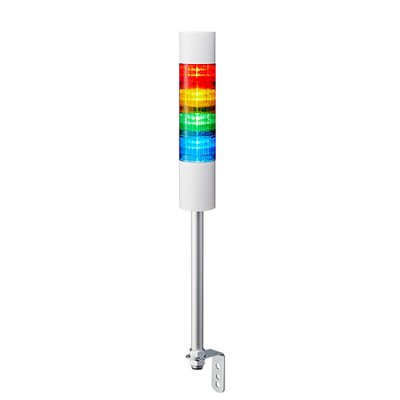 Patlite LR6-402LJBW-RYGB Patlite LED Signal Tower With Buzzer, 4 Light Elements, Red/Yellow/Green/Blue, 24 V dc