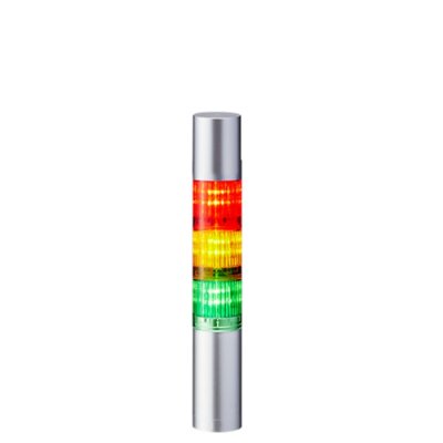 Patlite LR4-302WJBU-RYG Coloured Buzzer Signal Tower, 3 Lights, 24 V dc, Direct Mount