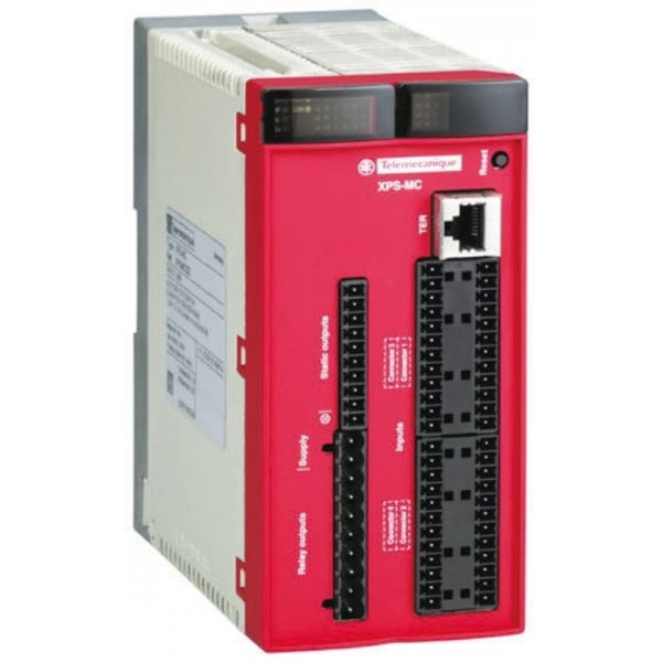 Schneider Electric XPSMC32Z  Series Safety Controller, 32 Safety Inputs, 10 Safety Outputs, 24 V dc