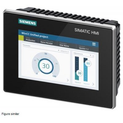 Siemens 6AV2128-3GB06-0AX0 Unified Comfort Series Touch-Screen HMI Display - 7 in, TFT Display