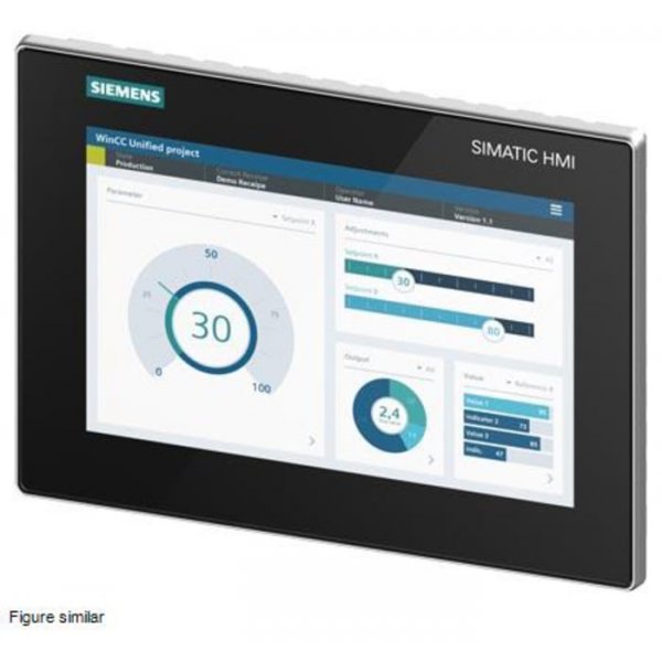 Siemens 6AV2128-3KB06-0AX0 Unified Comfort Series Touch-Screen HMI Display 10.1 in