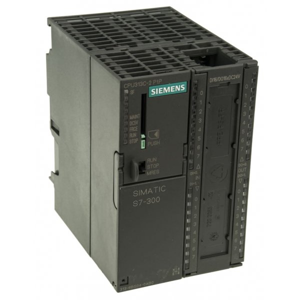 Siemens 6ES7313-6BG04-0AB0 PLC CPU - 16 (Digital) Inputs, 16 (Digital) Outputs, Digital