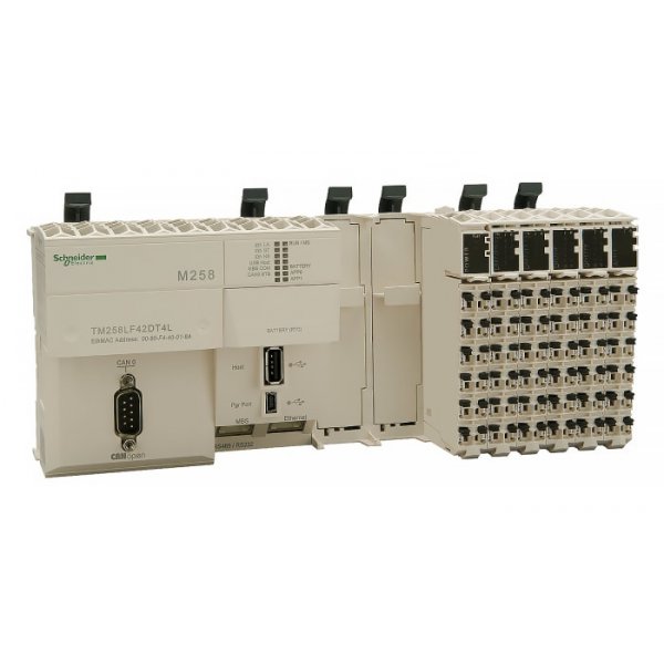 Schneider Electric TM258LD42DT4L PLC CPU - 26 Inputs, 16 Outputs, Digital