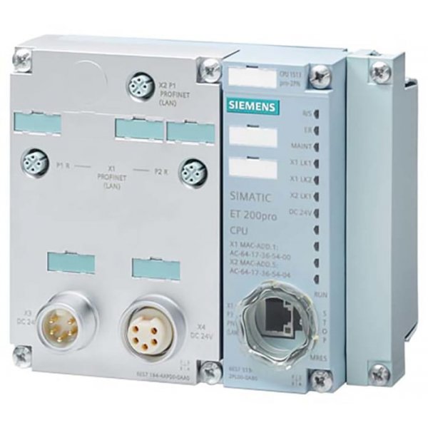 Siemens 6ES7513-2PL00-0AB0 PLC CPU - 20 Inputs, 20 Outputs, For Use With ET 200Pro