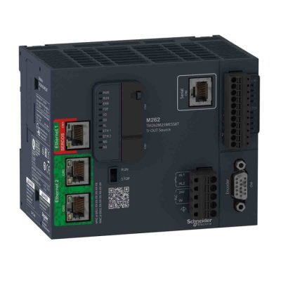 Schneider Electric TM262M25MESS8T  Logic Controller - 4 Inputs, 4 Outputs, Transistor