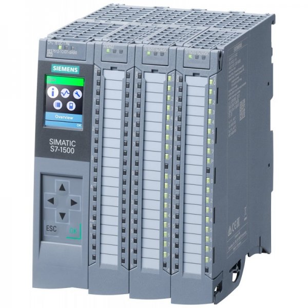 Siemens 6ES7512-1CK01-0AB0  5 Analog, 32 Digital Inputs, 2 Analog, 32 Digital Outputs