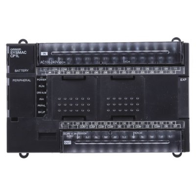 Omron CP1L-M40DR-A PLC CPU - 24 (DC) Inputs, 16 (Relay) Outputs, Relay