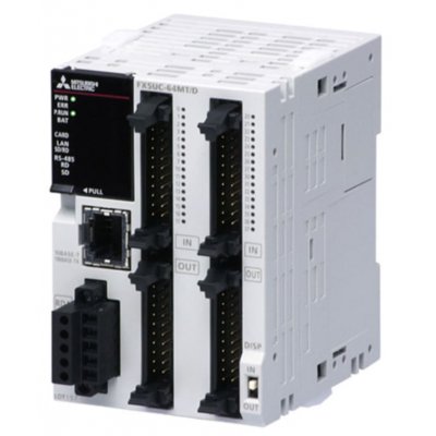Mitsubishi FX5UC-64MT/DSS PLC CPU - 32 Inputs, 32 Outputs, Analogue