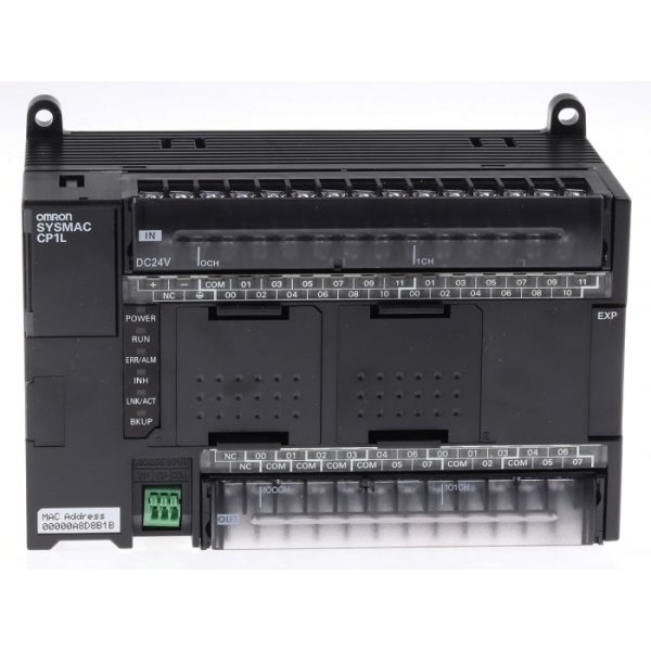 Omron CP1L-EM40DR-D PLC CPU - 24 Inputs, 16 Outputs, Relay