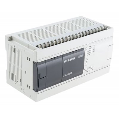 Mitsubishi FX3G-60MT/DSS Logic Module - 36 Inputs, 24 Outputs, Transistor, Computer, HMI Interface