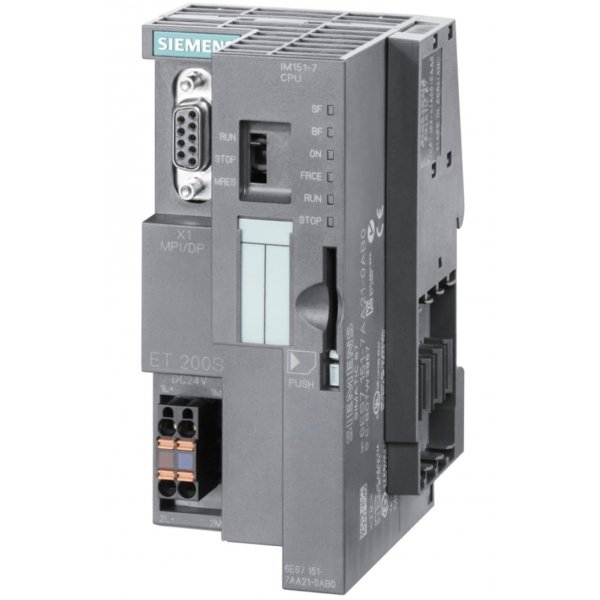 Siemens 6ES7151-7AA21-0AB0  PLC CPU, For Use With ET200S, Profibus DP Networking