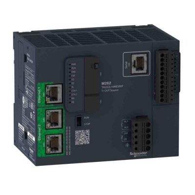 Schneider TM262L10MESE8T Logic Controller - 4 Inputs, 4 Outputs, Transistor