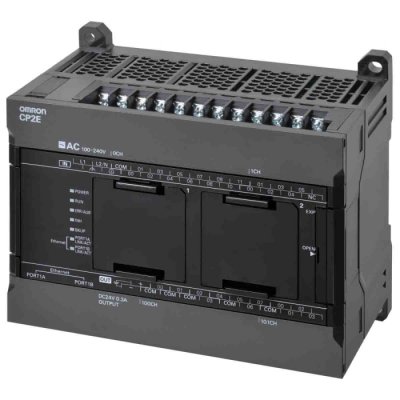 Omron CP2E-N30DR-D PLC CPU - 18 Inputs, 12 Outputs, Relay, For Use With CP2E Series