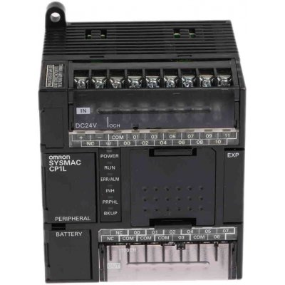 Omron CP1L-L20DR-D PLC CPU - 12 (DC) Inputs, 8 (Relay) Outputs, Relay