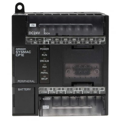 Omron CP1E-N20DR-D 12 Inputs, 8 (Relay) Outputs, Relay, For Use With CP1E Series
