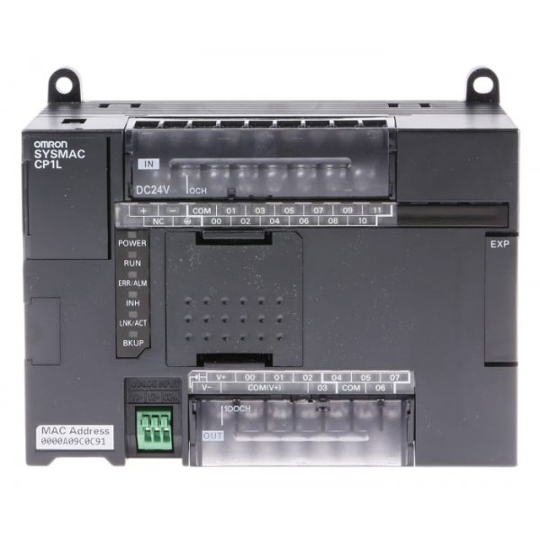Omron CP1L-EL20DT1-D PLC CPU - 12 Inputs, 8 Outputs, PNP, For Use With CP Series
