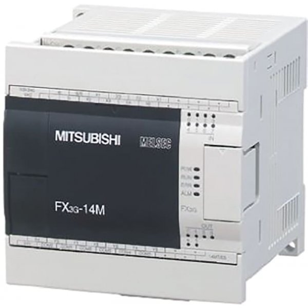 Mitsubishi FX3G-14MT-ESS Logic Module - 8 Inputs, 6 Outputs, Transistor, Computer