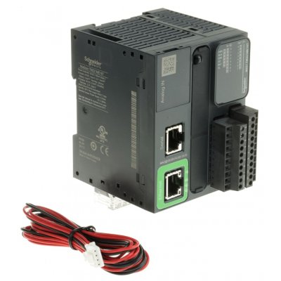 Schneider Electric TM221ME16T  PLC CPU, Digital, Mini USB Interface