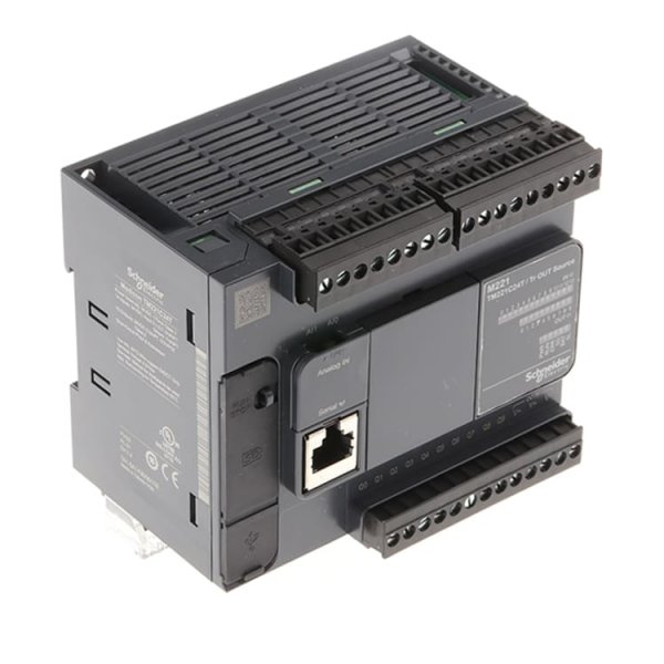 Schneider Electric TM221C24T PLC CPU, Digital, ModBus Networking, Mini USB Interface