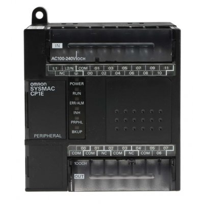 Omron CP1E-E20DR-A LC CPU - 12 Inputs, 8 (Relay) Outputs, Relay