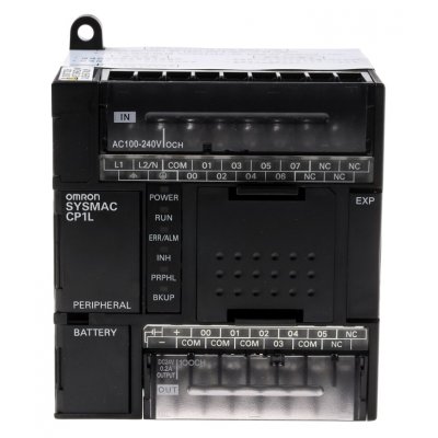 Omron CP1L-L14DR-A PLC CPU - 8 (DC) Inputs, 6 (Relay) Outputs, Relay