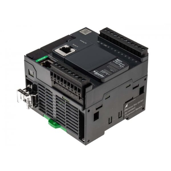 Schneider Electric TM221CE16T PLC CPU - 9 Inputs, 7 Outputs, Digital, Mini USB Interface