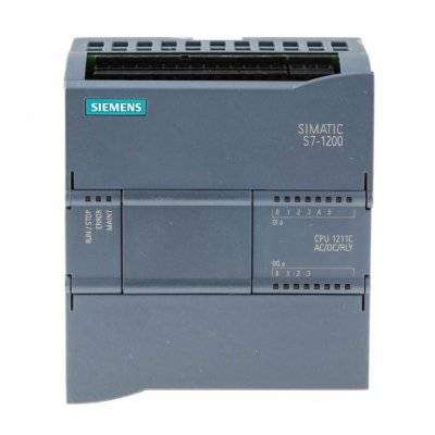Siemens 6ES7211-1BE40-0XB0 PLC CPU - 6 (Digital Input, 2 switch as Analogue Input)