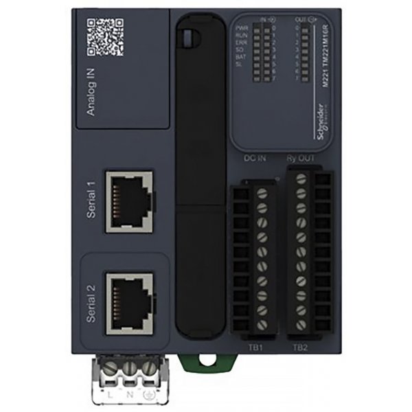 Schneider Electric TM221M16R  PLC CPU, Digital, Mini USB Interface
