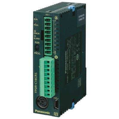Panasonic AFP0RC10CRS PLC CPU - 6 Inputs, 4 Outputs, Relay