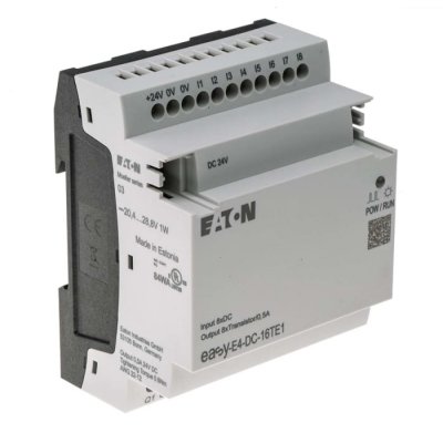 Eaton 197220 EASY-E4-DC-16TE1  8 Outputs, Transistor, For Use With easyE4, Ethernet Networking