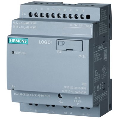 Siemens 6ED1052-2CC08-0BA1 Transistor, For Use With LOGO! 8.3, Ethernet Networking, Ethernet