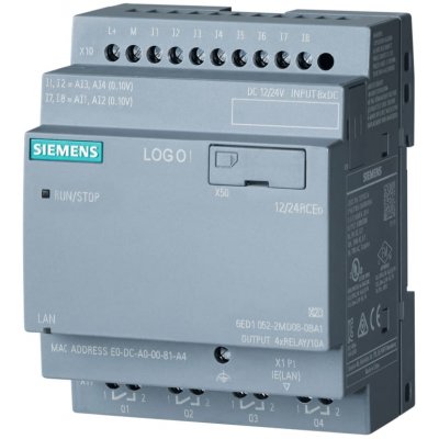 Siemens 6ED1052-2MD08-0BA1 Relay, For Use With LOGO! 8.3, Ethernet Networking, Ethernet Interface