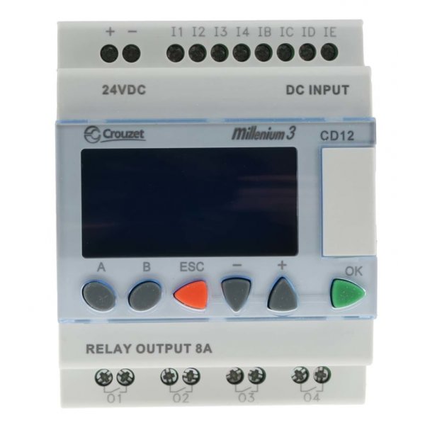 Crouzet 88974041  Logic Control - 8 Inputs, 4 Outputs, Relay