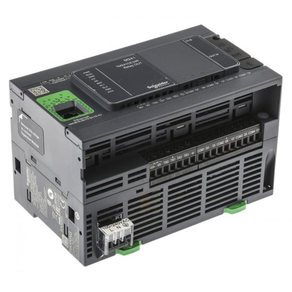 Schneider Electric TM241CE24R PLC CPU - 14 In/10 Out Relay, Ethernet, ModBus, Profibus DP, USB Networking,