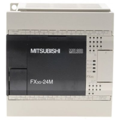 Mitsubishi FX3G-24MT-ESS Logic Module - 14 Inputs, 10 Outputs, Transistor