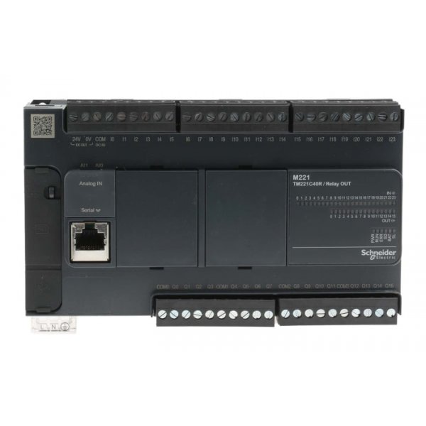 Schneider Electric TM221C40R  PLC CPU, Digital, Mini USB Interface