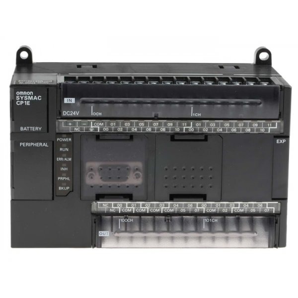 Omron CP1E-N40DR-D  PLC CPU - 24 Inputs, 16 (Relay) Outputs, Relay