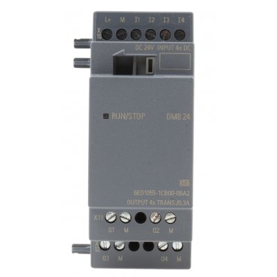 Siemens 6ED1055-1CB00-0BA2  I/O module - 4 Inputs, 4 Outputs, Digital