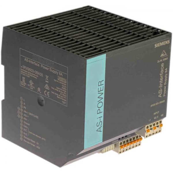 Siemens 3RX9503-0BA00 PLC Power Supply for use with AS-I Power Supply Unit