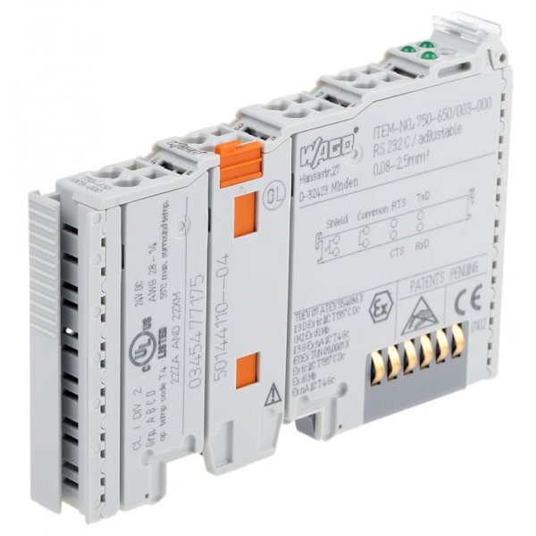 Wago 750-650/003-000 PLC I/O Module for use with 750 Series