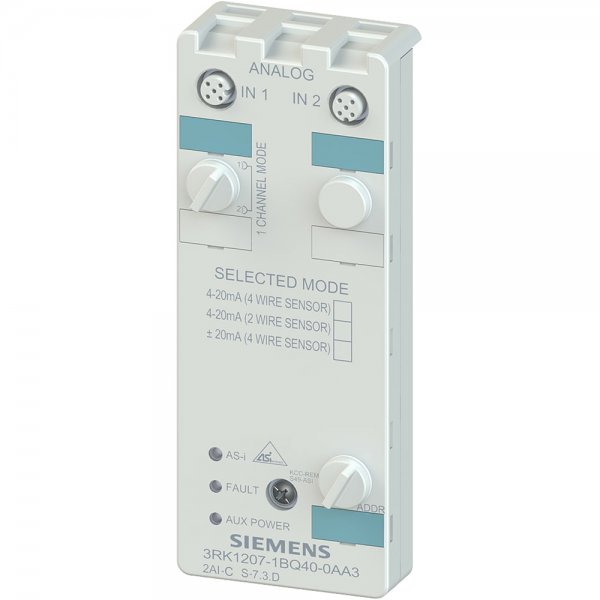 Siemens 3RK1207-2BQ40-0AA3 PLC I/O Module, AS-I