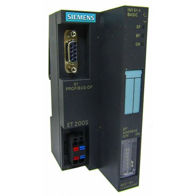 Siemens 6ES7151-1CA00-0AB0  PLC I/O Module for use with ET200S Series