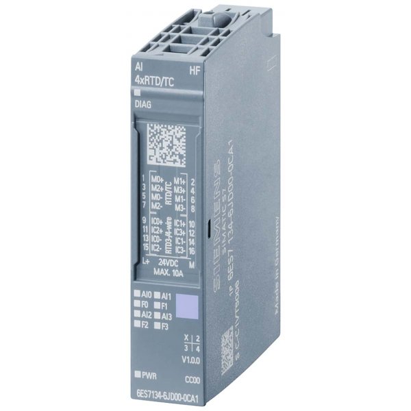 Siemens 6ES7134-6JD00-0CA1 Input Unit Analogue, 1766, 24 V DC, SIMATIC