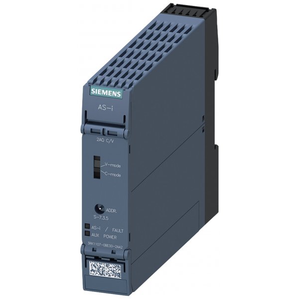Siemens 3RK1107-0BE00-2AA2 PLC I/O Module, AS-I SlimLine
