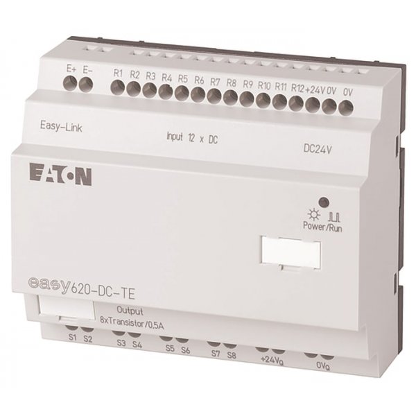 Eaton 212313 EASY620-DC-TE Digital I/O Module for use with Easy