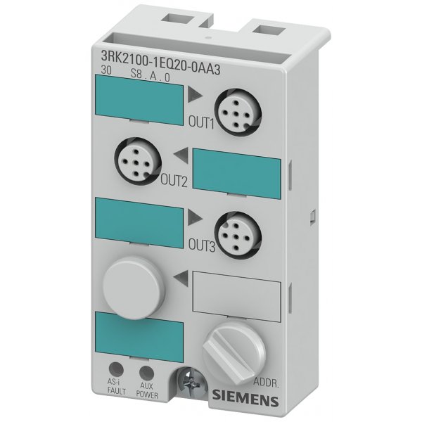 Siemens 3RK2100-1EQ20-0AA3 PLC I/O Module, AS-I