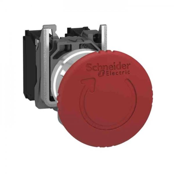 Schneider Electric XB4BS8445EX Red Emergency Stop Push Button, SPDT, 22mm Cutout