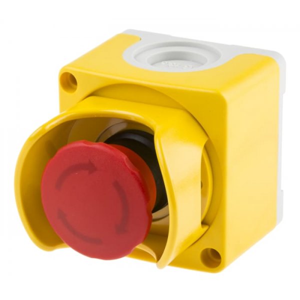 ABB CEPY1-2001 Series Emergency Stop Push Button, Surface Mount, 2NC