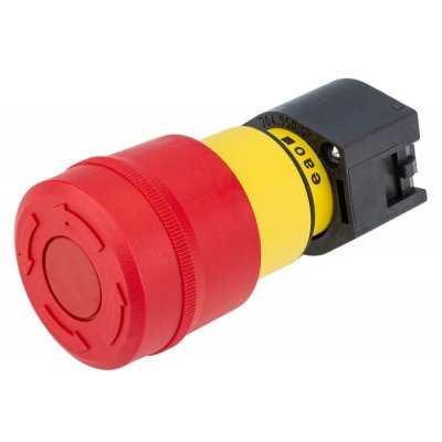 EAO 704.064.2A Panel Mount E-Stop - Twist to Release, 22.3mm 